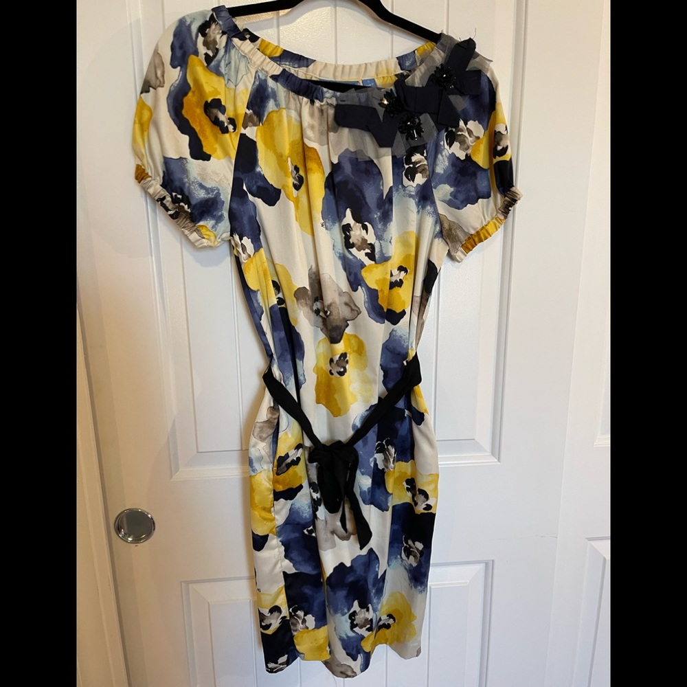 Simply Vera Wang Yellow Floral Dress